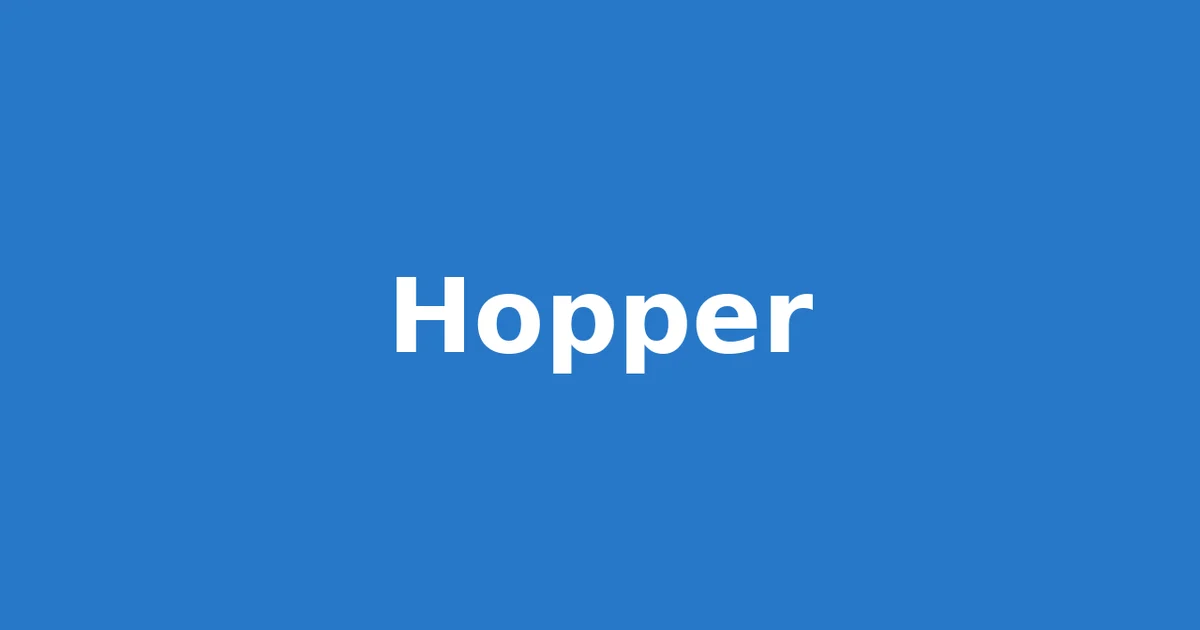 image for Hopper