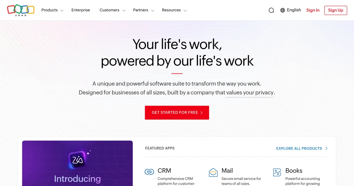 image for Zoho